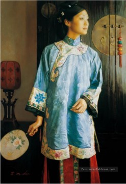  yifei peintre - Bégonia chinois Chen Yifei
